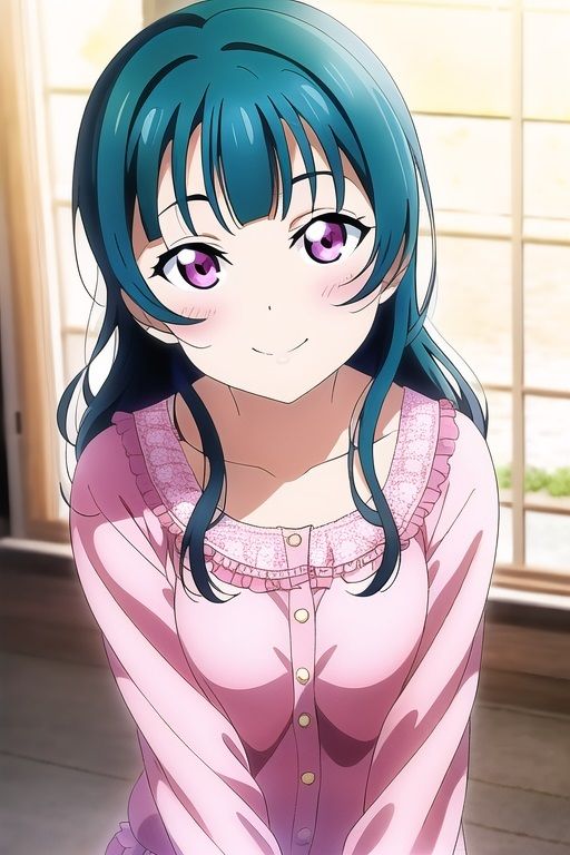 サンプル画像4:ラ○ライブ！サンシャイン！！CG集 津〇善子（パジャマ） R-18あり(メンダコ) [d_246773]