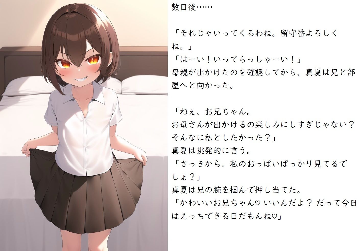 サンプル画像2:おうちで妹とえっち(ハーラン) [d_246879]