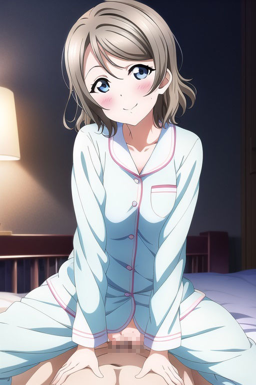 サンプル画像3:ラ○ライブ！サンシャイン！！CG集 渡○曜（パジャマ） R-18あり(メンダコ) [d_246880]