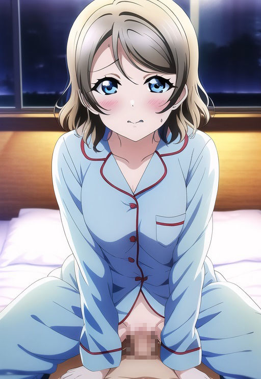 サンプル画像4:ラ○ライブ！サンシャイン！！CG集 渡○曜（パジャマ） R-18あり(メンダコ) [d_246880]