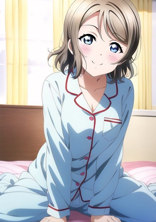 サンプル画像5:ラ○ライブ！サンシャイン！！CG集 渡○曜（パジャマ） R-18あり(メンダコ) [d_246880]