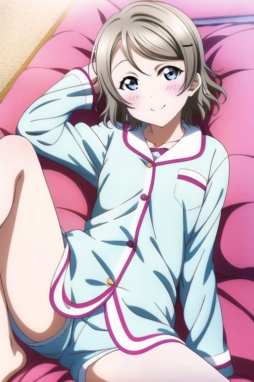 サンプル画像6:ラ○ライブ！サンシャイン！！CG集 渡○曜（パジャマ） R-18あり(メンダコ) [d_246880]