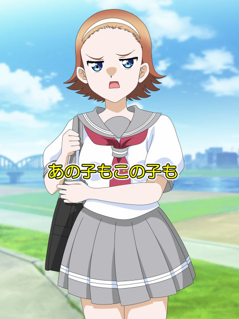 サンプル画像6:塩対応モブ女子2コマ落ち(いまがさ) [d_246897]