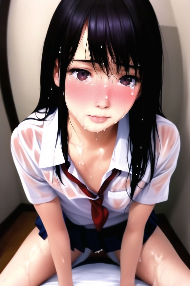 サンプル画像5:濡れちゃったから、はやくいれて(AI-doll) [d_247075]