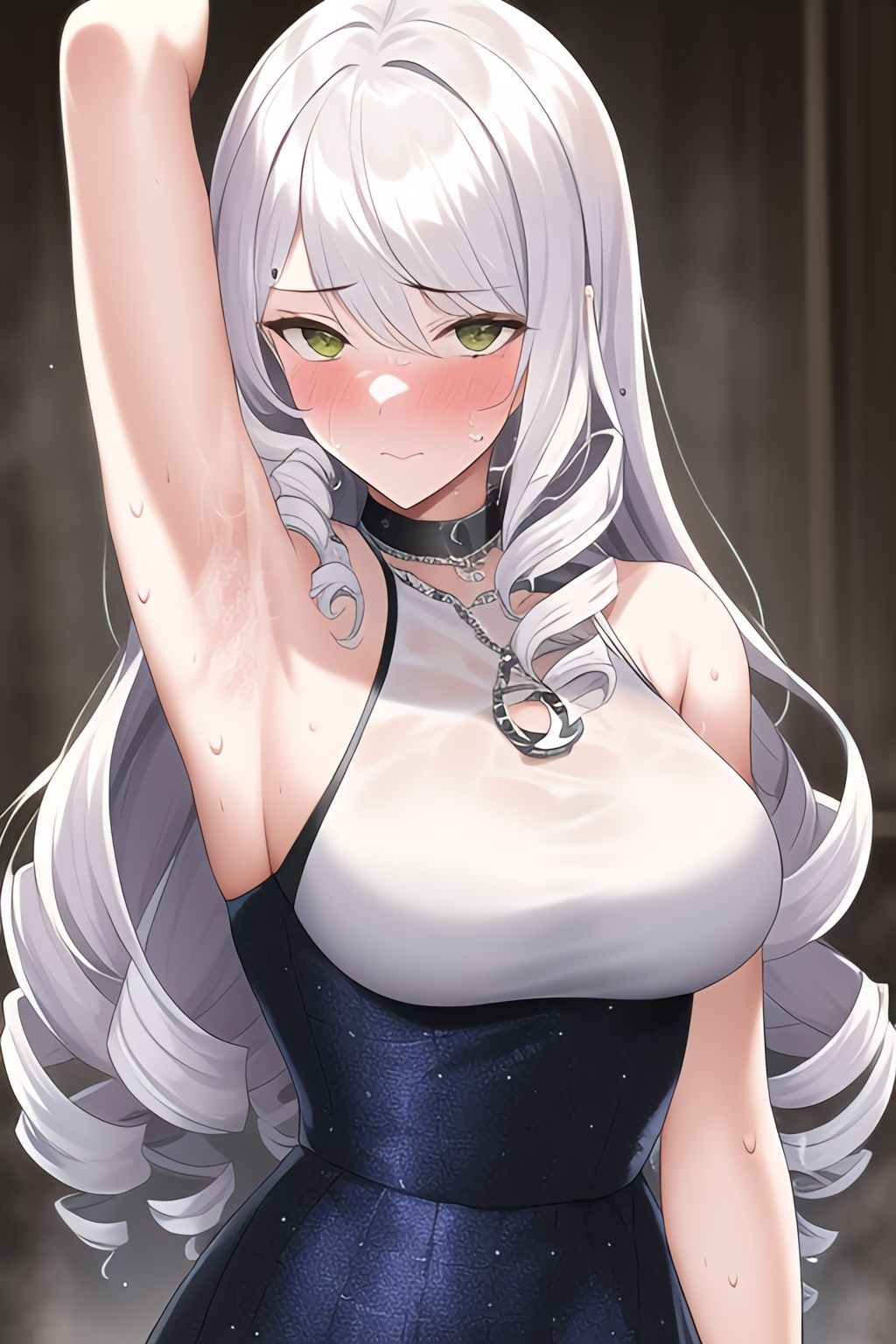 サンプル画像1:脇フェチ 白髪お嬢様縦ロール脇特化！！！わきわき詰め合わせ130枚！！(サークルビル) [d_247088]