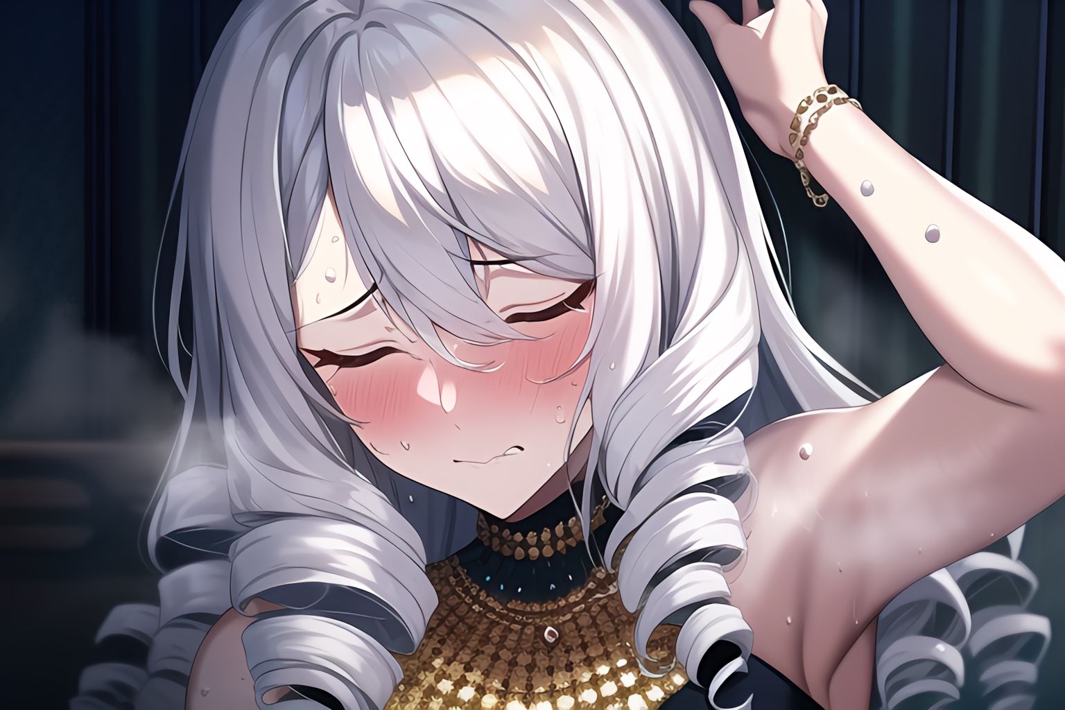 サンプル画像3:脇フェチ 白髪お嬢様縦ロール脇特化！！！わきわき詰め合わせ130枚！！(サークルビル) [d_247088]