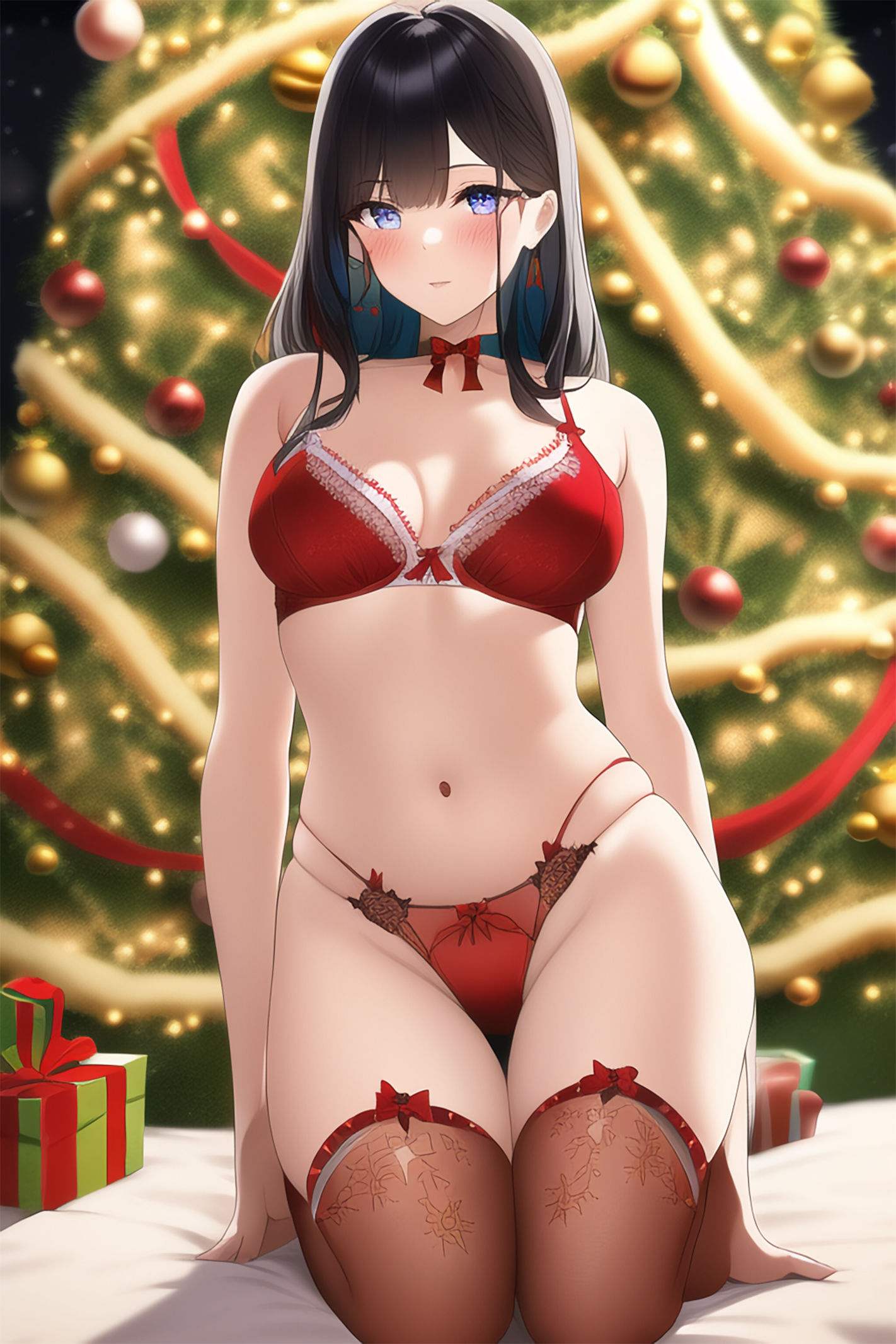 サンプル画像1:ランジェリー・ガールズ・コレクション 〜クリスマス編〜(晩餐ニート) [d_247097]