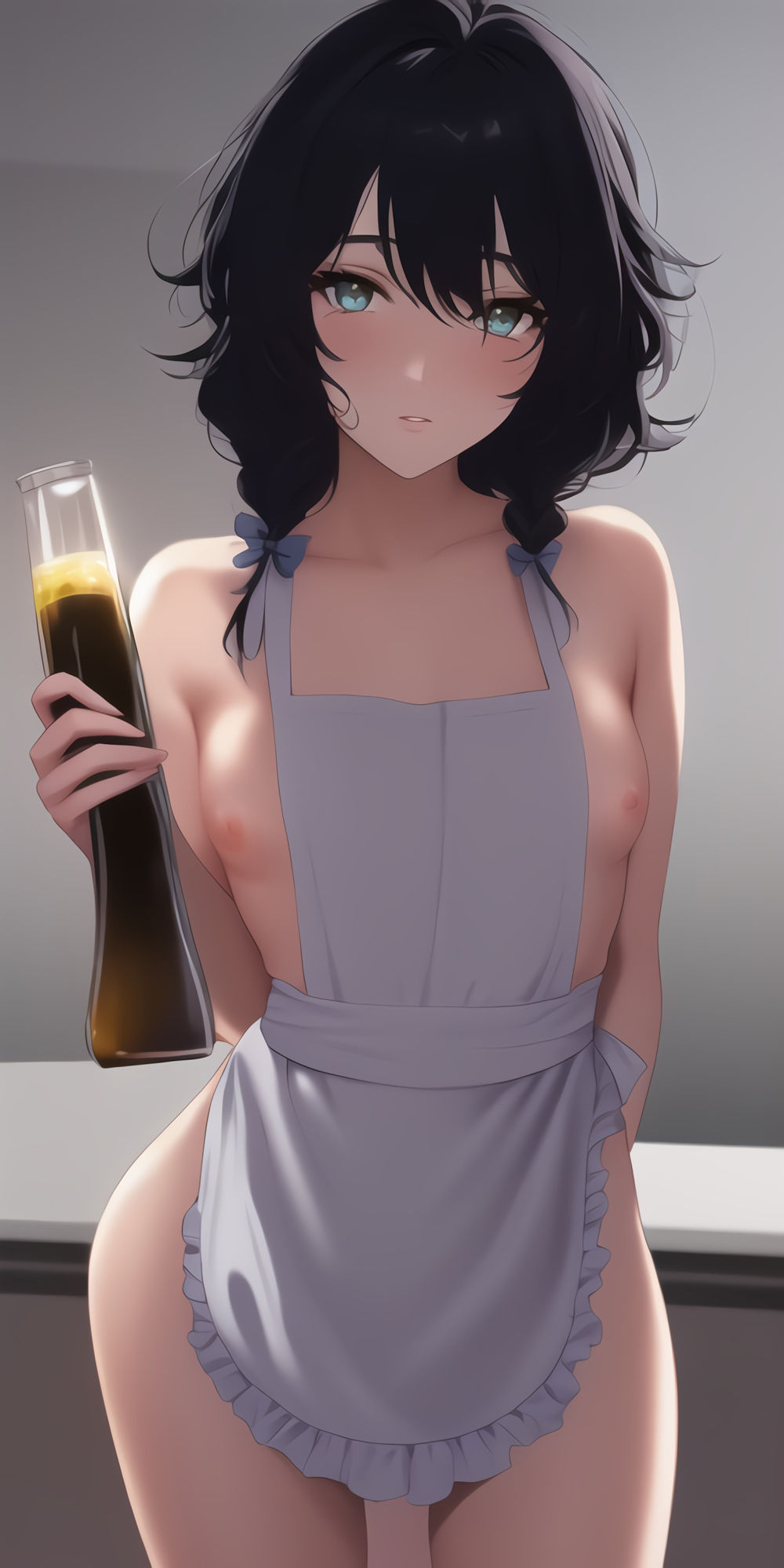 サンプル画像1:裸エプロン作品集001(あいと君と。) [d_247200]