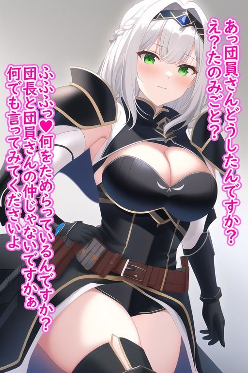 サンプル画像2:〇銀ノエル 女騎士団長におねがいしてみたら調教済みでした。(やさしいこうもり) [d_247250]