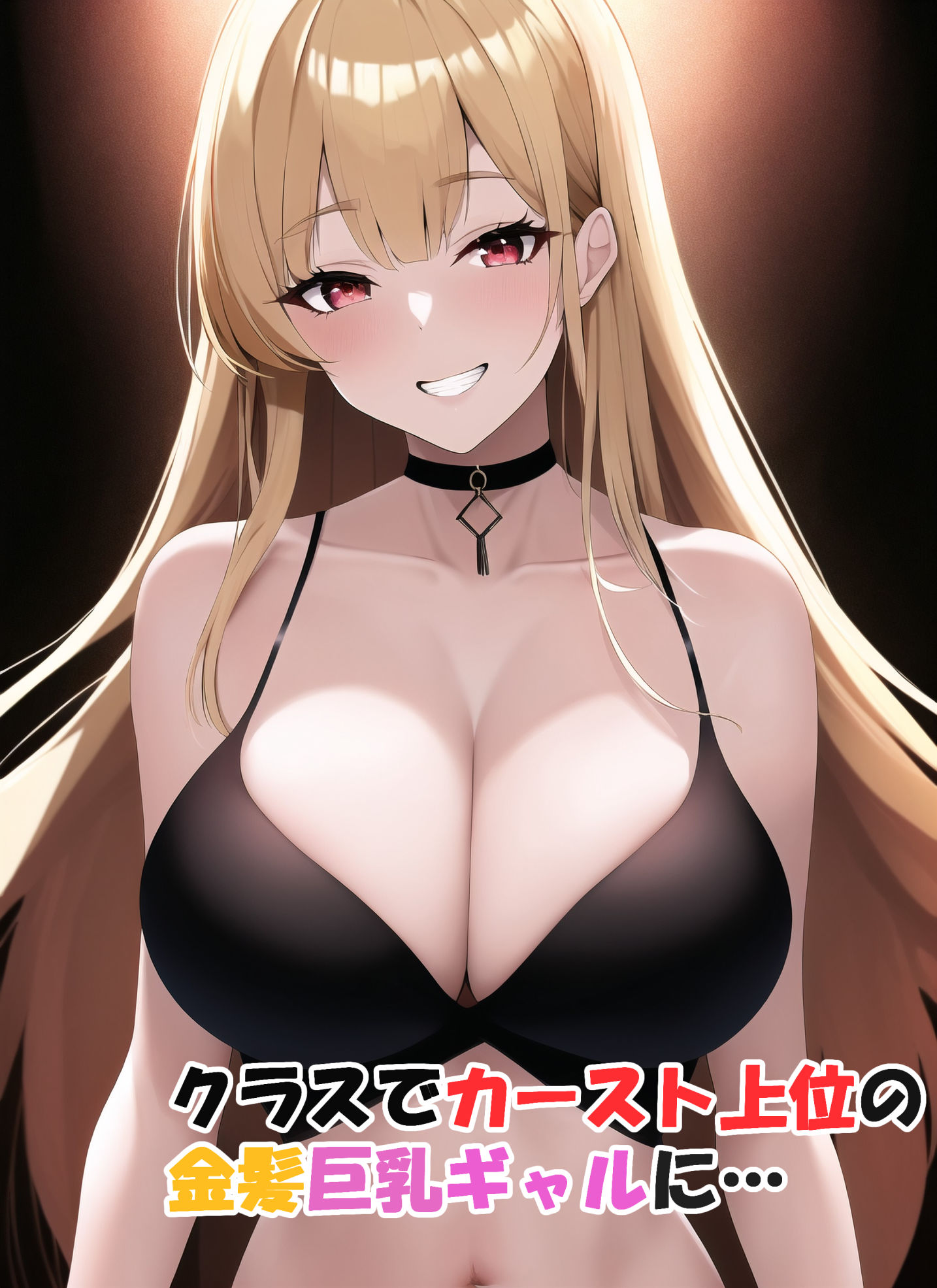 サンプル画像1:喜〇川さん似の金髪巨乳ギャルにパイズリ＆中出し三昧CG(茶渋の部屋) [d_247280]