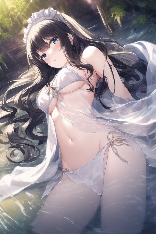 サンプル画像4:自然少女。(えーあいあーと) [d_247289]