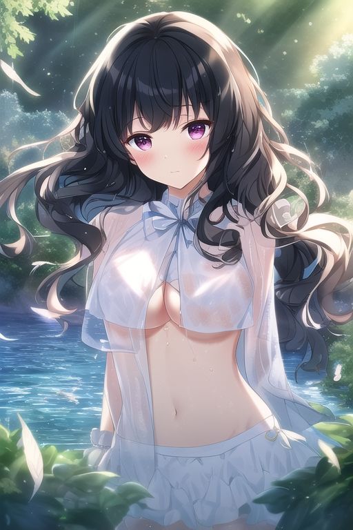 サンプル画像5:自然少女。(えーあいあーと) [d_247289]