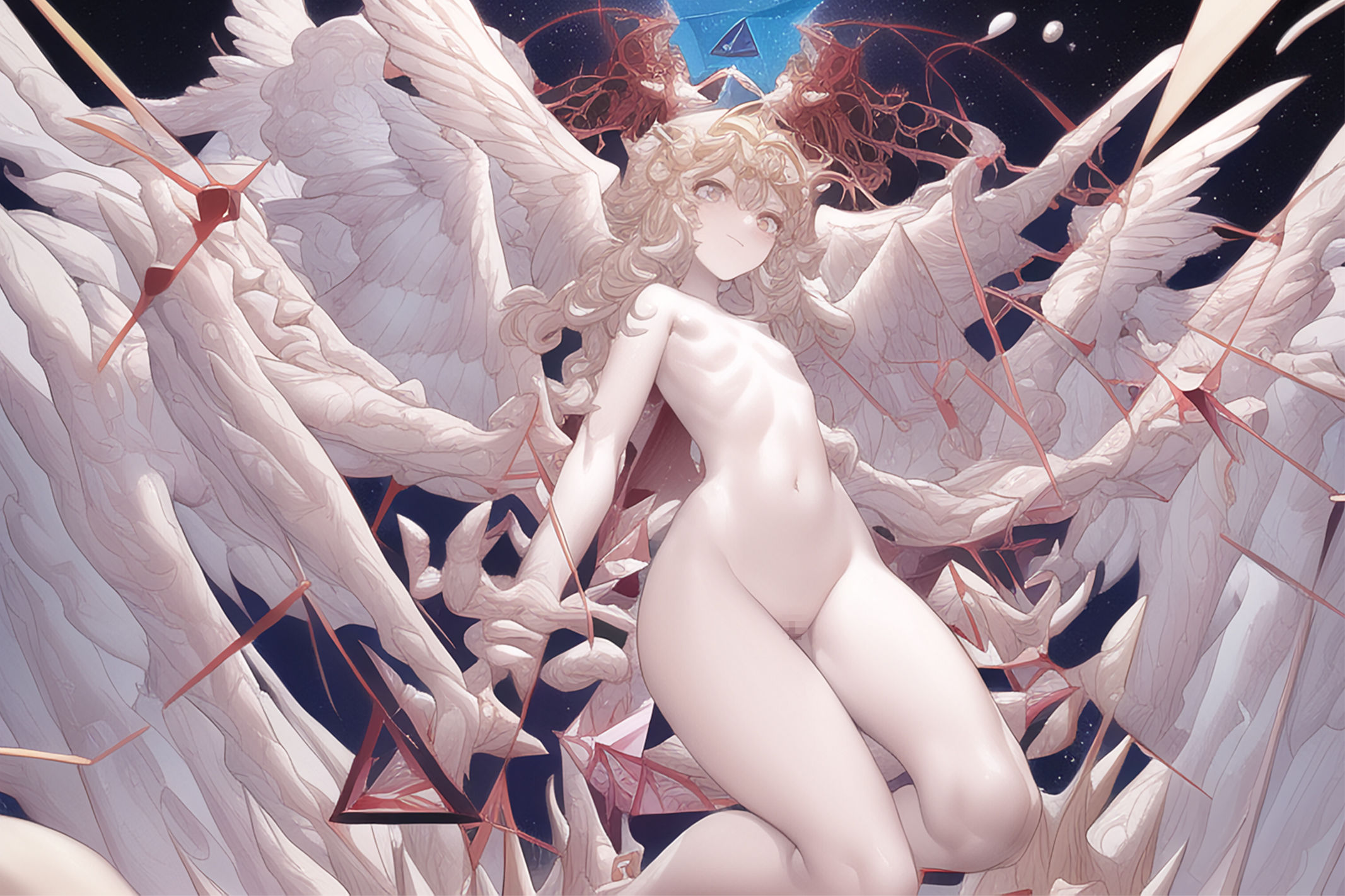 サンプル画像1:大天使降臨【イラスト50枚】(晩餐ニート) [d_247326]