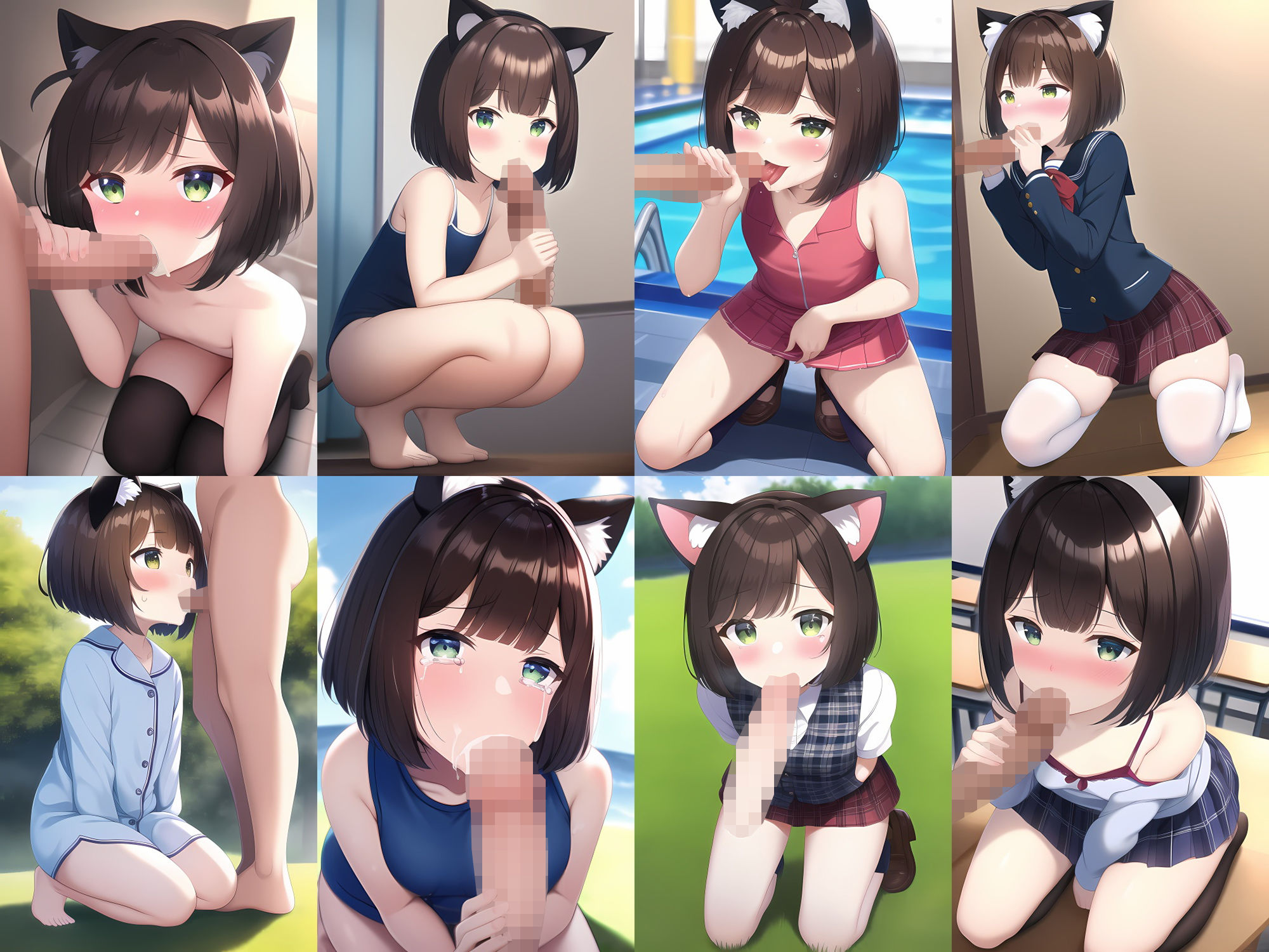 サンプル画像1:アイドルmmフェラCG集(AIで遊ぼ) [d_247386]