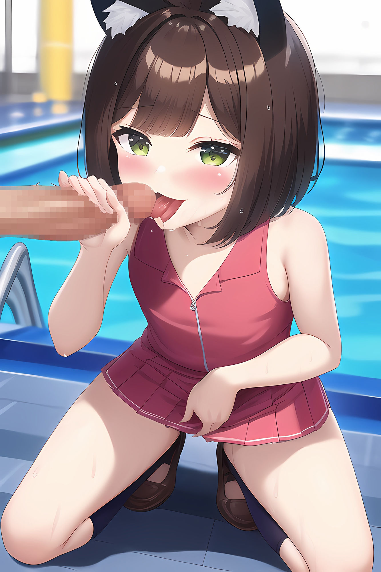 サンプル画像6:アイドルmmフェラCG集(AIで遊ぼ) [d_247386]