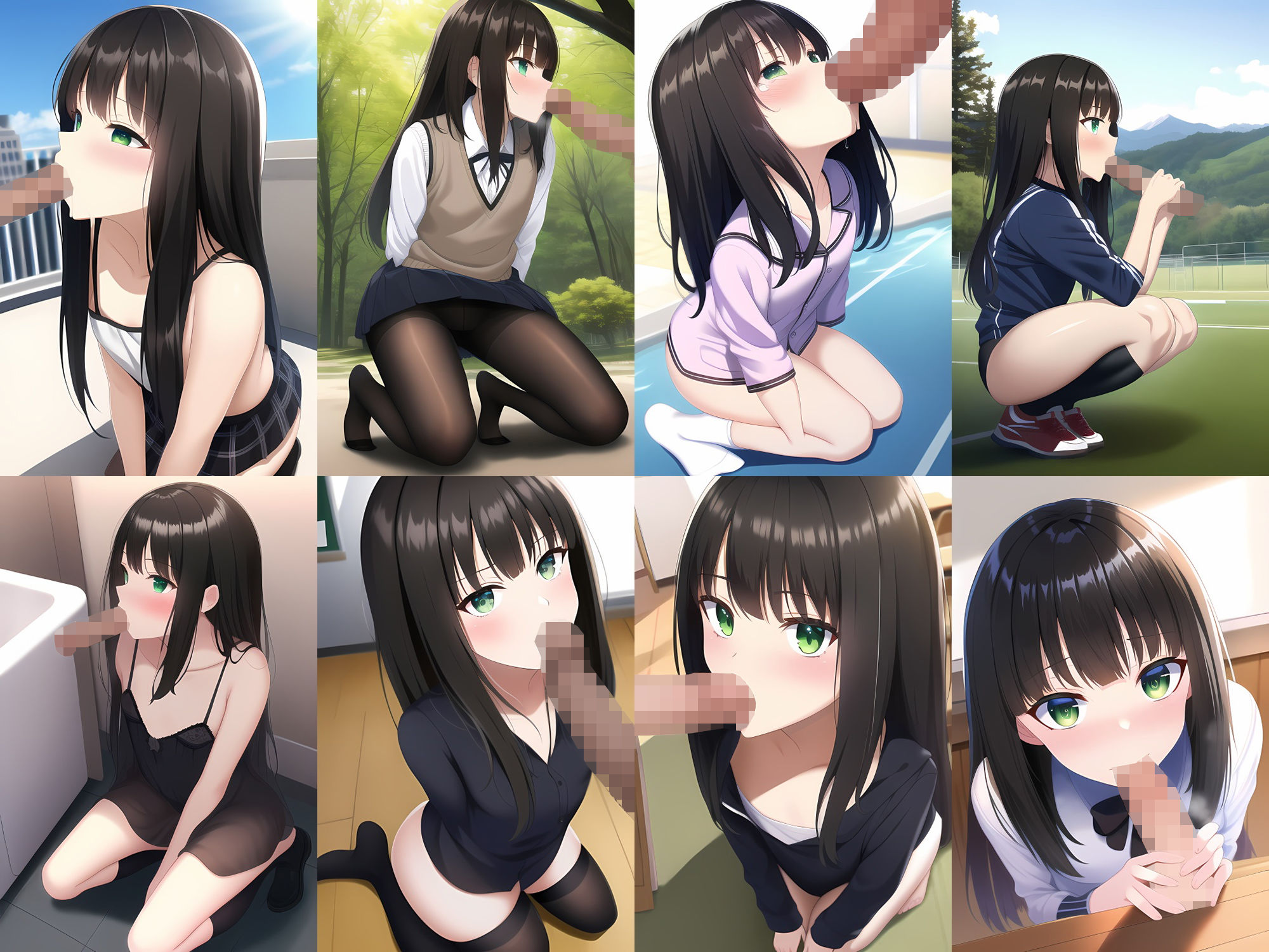 サンプル画像1:アイドルsrフェラCG集(AIで遊ぼ) [d_247388]