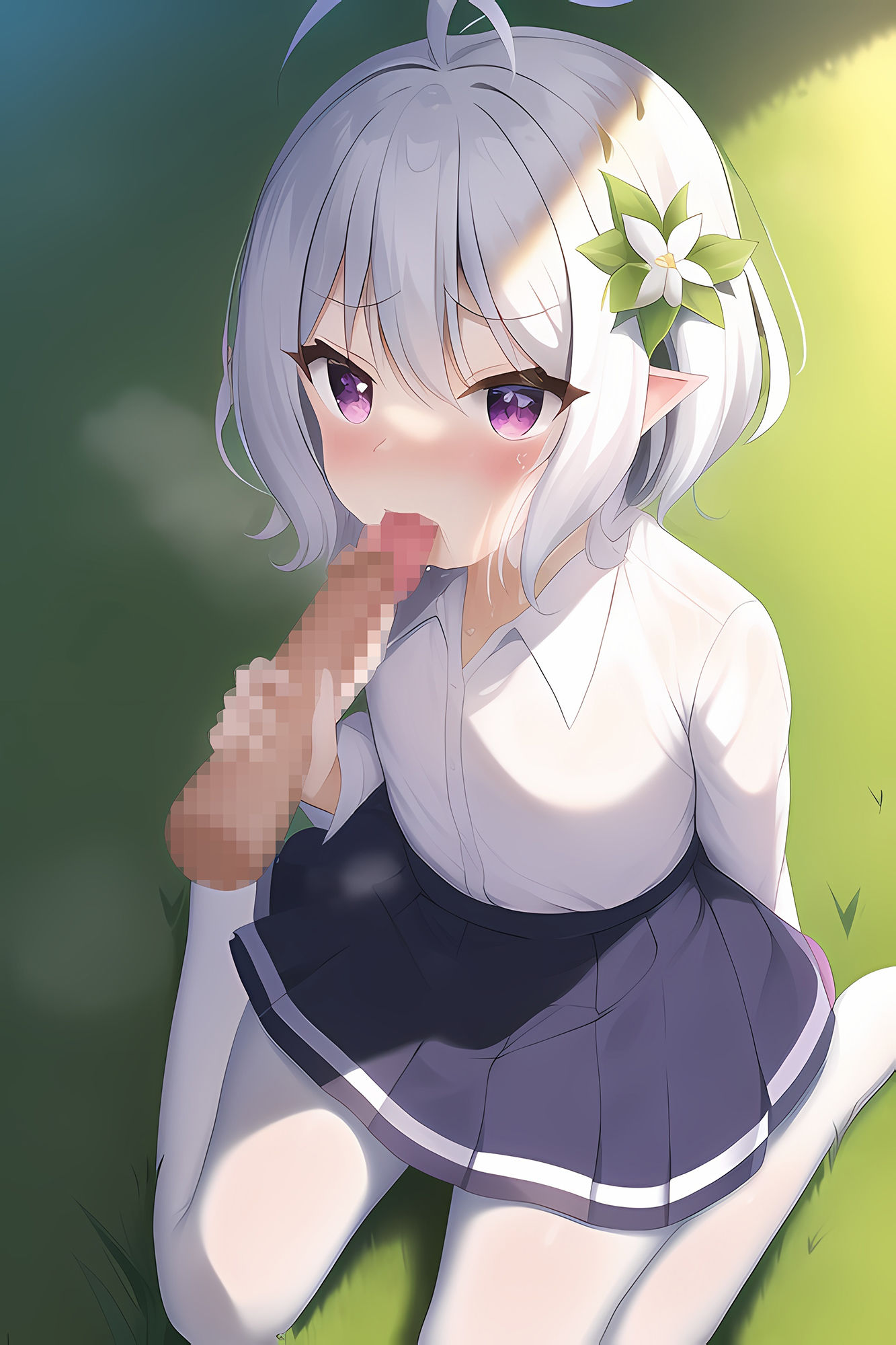 サンプル画像5:巫女娘フェラCG集(AIで遊ぼ) [d_247393]