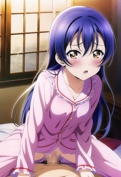 サンプル画像2:ラ○ライブ！CG集 園○海未（パジャマ） R-18あり(メンダコ) [d_247399]