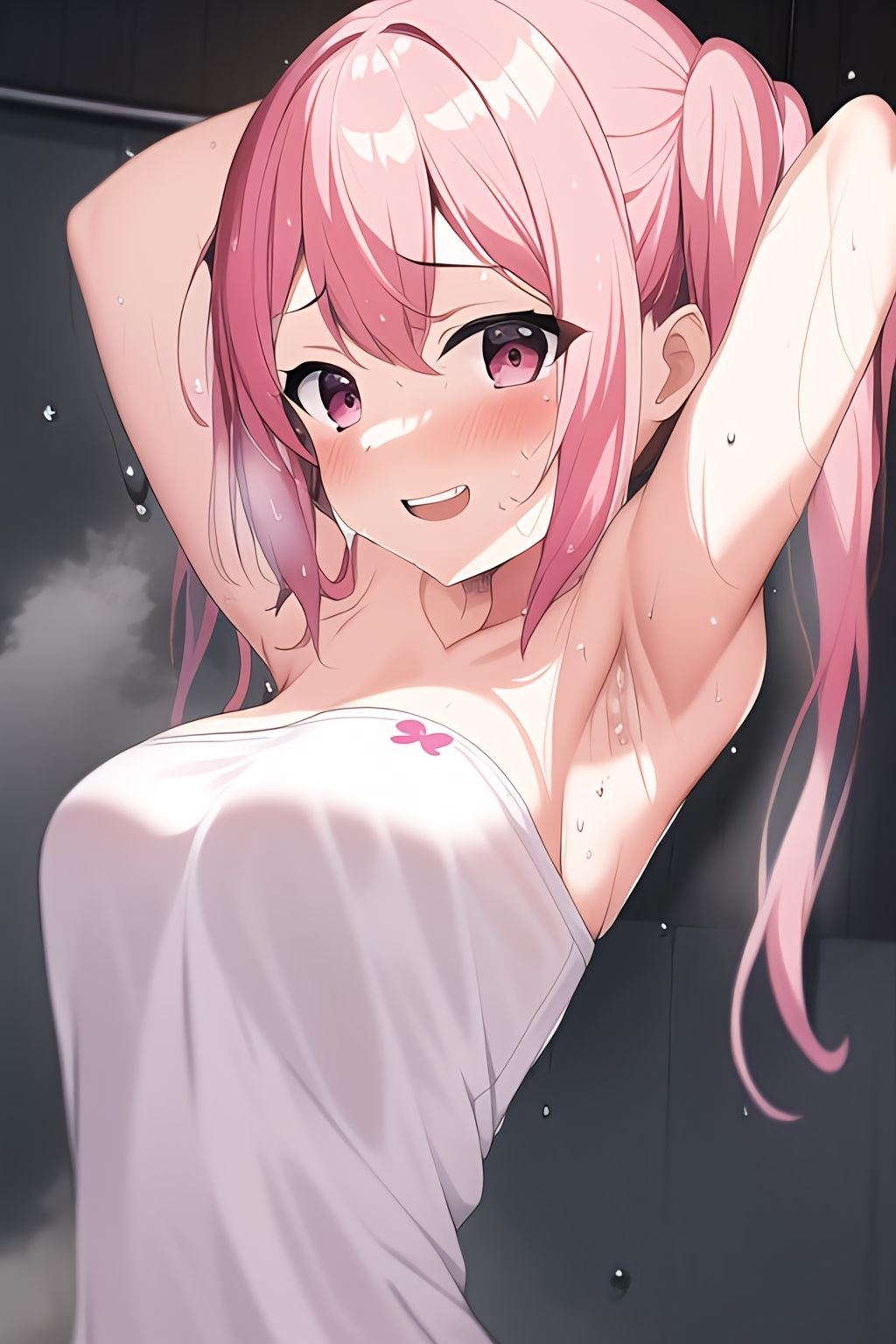 サンプル画像2:脇フェチ ピンク髪＋ツインテール特化！わきわき詰め合わせ140枚！！(サークルビル) [d_247404]