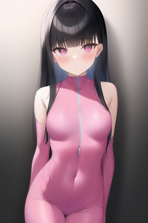 サンプル画像2:ピンク色ボディスーツ マスクなしver CG集Vol.1(ピッチリスキー) [d_247405]