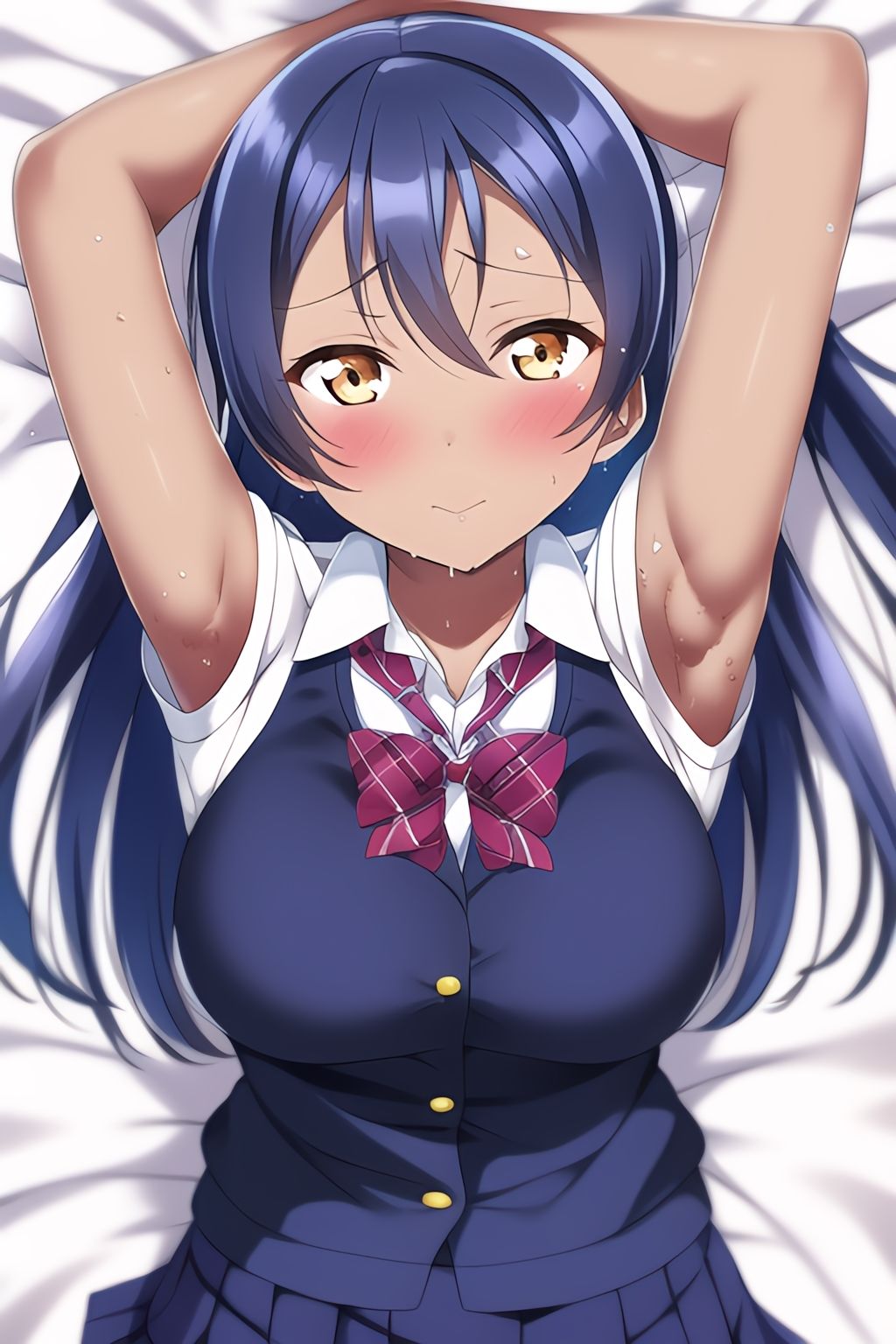 サンプル画像3:ラブラ●ブ！うみちゃん＋脇フェチ＋褐色フェチ！わきわき詰め合わせ100枚！！(サークルビル) [d_247408]