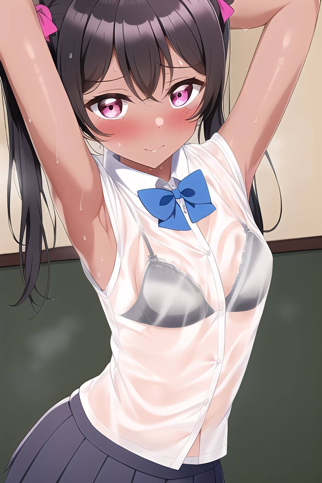 サンプル画像4:ラブラ●ブ！にこちゃん＋脇フェチ＋褐色フェチ！わきわき詰め合わせ100枚！！(サークルビル) [d_247431]