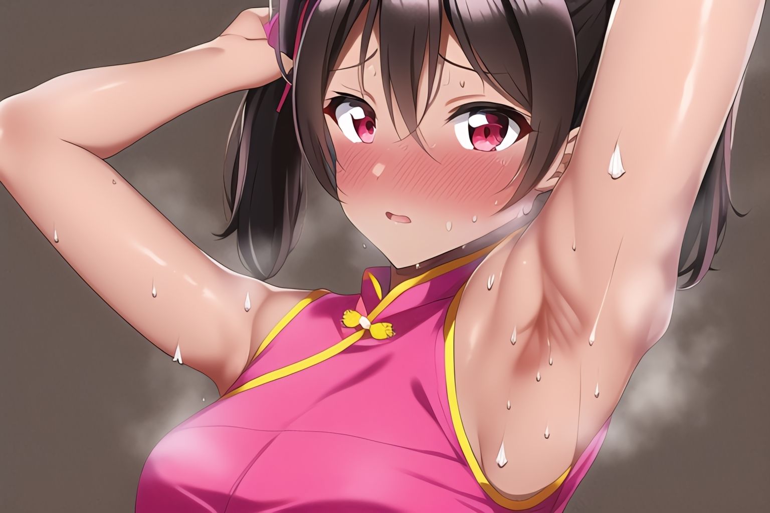 サンプル画像6:ラブラ●ブ！にこちゃん＋脇フェチ＋褐色フェチ！わきわき詰め合わせ100枚！！(サークルビル) [d_247431]