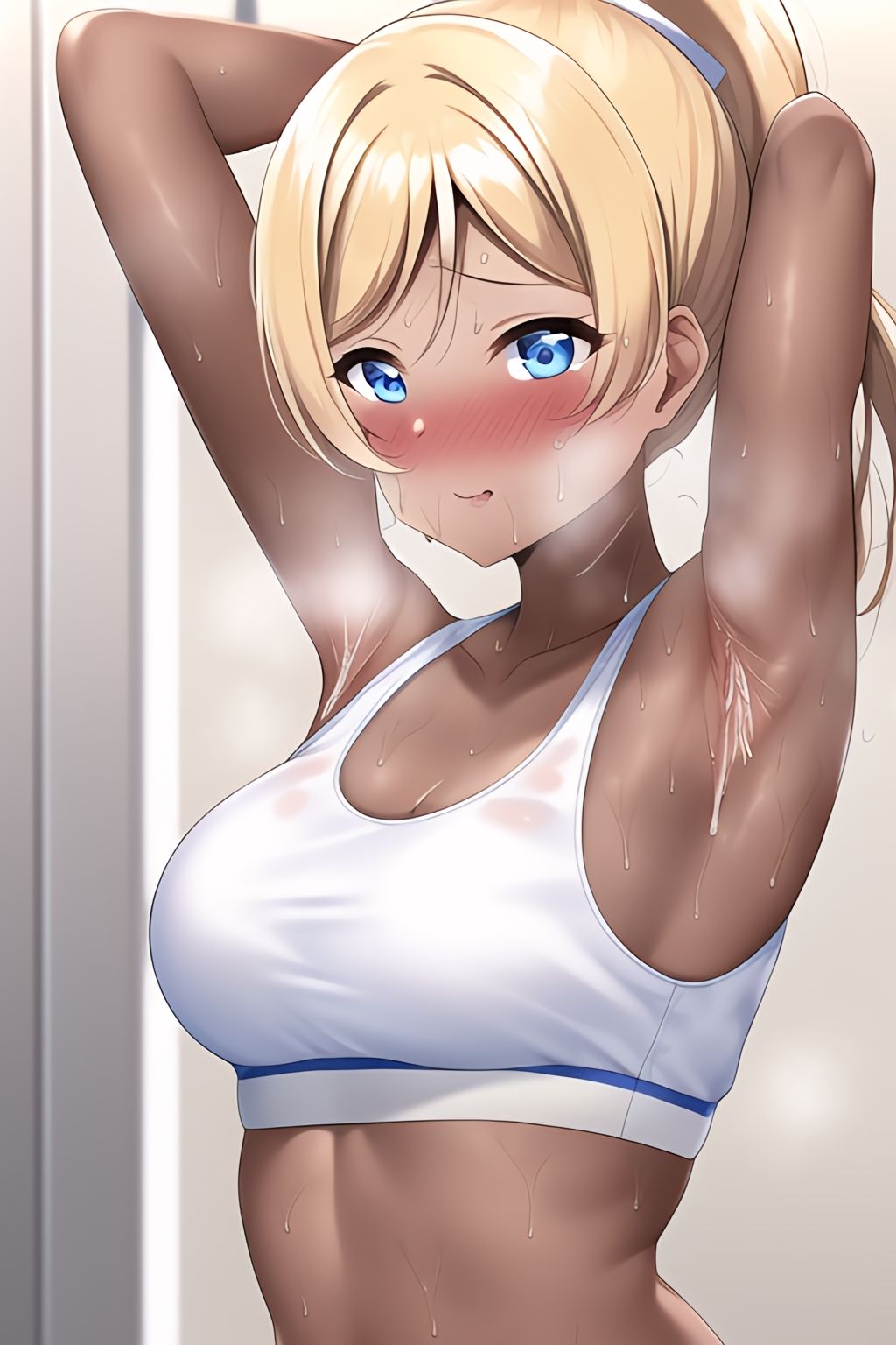 サンプル画像2:ラブラ●ブ！えりちゃん＋脇フェチ＋褐色フェチ！わきわき詰め合わせ100枚！！(サークルビル) [d_247513]