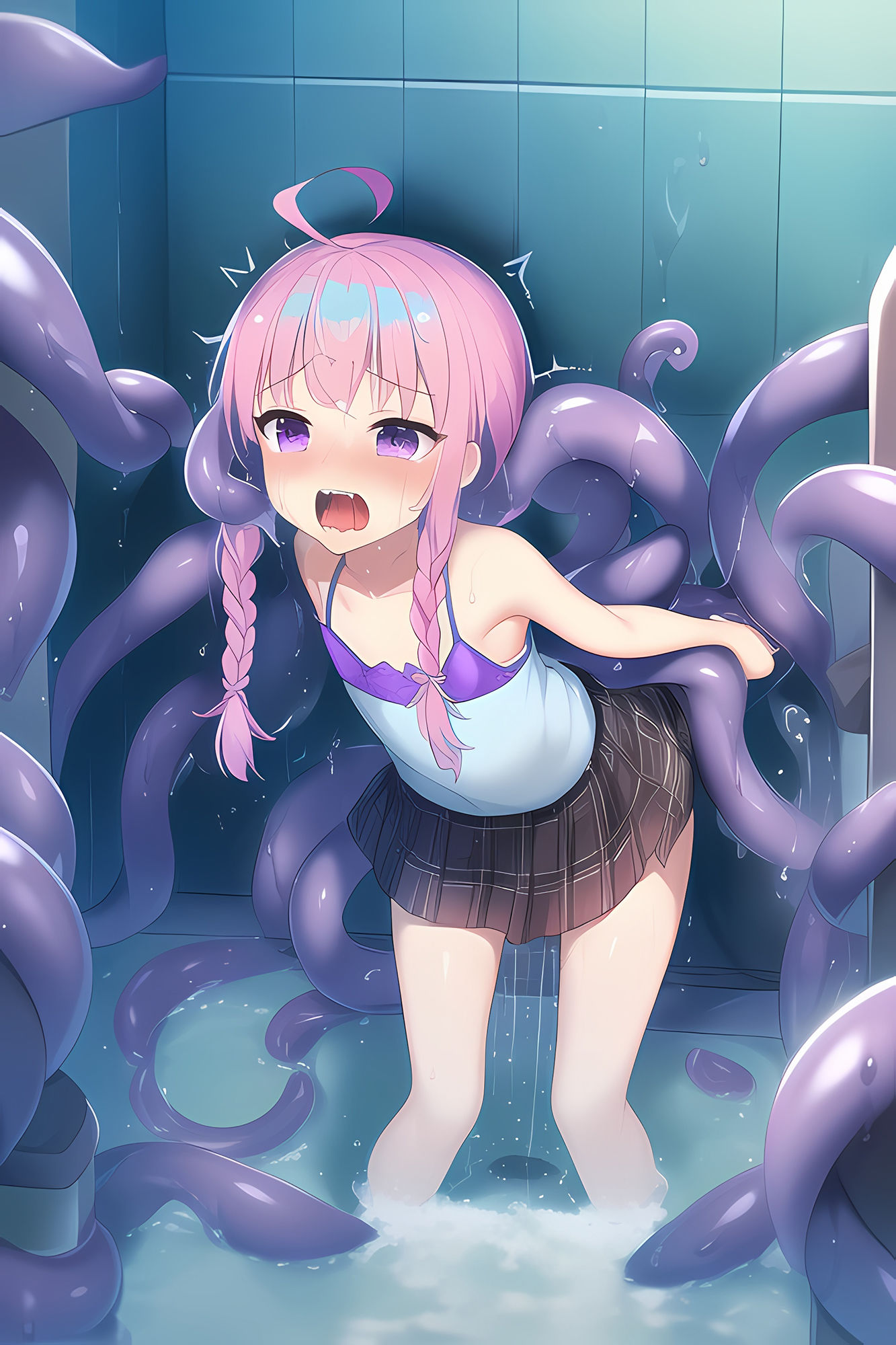 サンプル画像3:マリンメイド触手CG集(AIで遊ぼ) [d_247521]