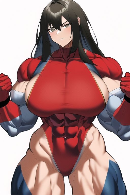 サンプル画像3:敗北筋肉ガール(えーあいあーと) [d_247657]