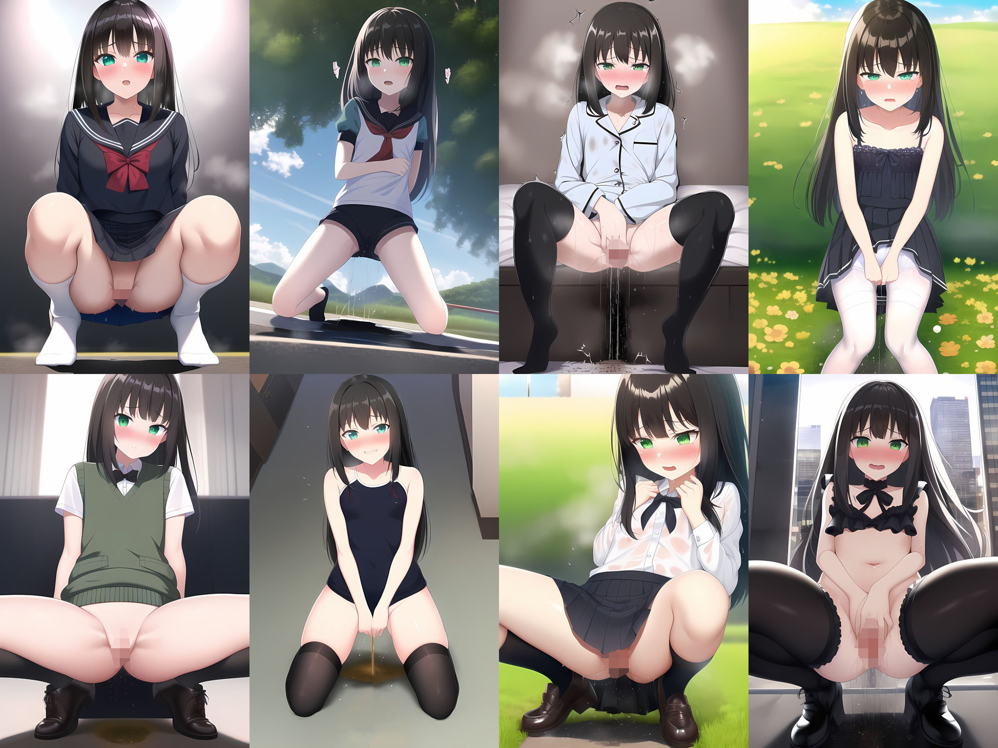 サンプル画像1:アイドルsr放尿CG集(AIで遊ぼ) [d_247684]