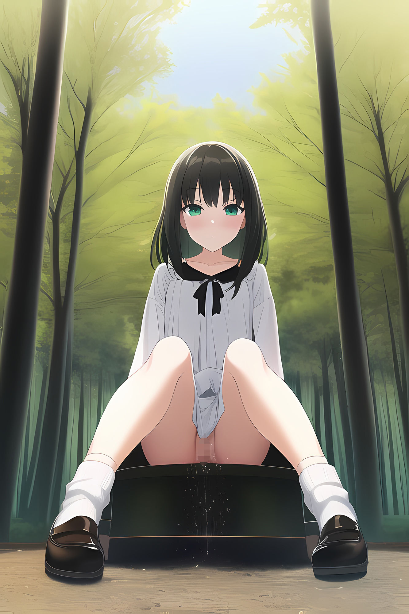 サンプル画像2:アイドルsr放尿CG集(AIで遊ぼ) [d_247684]