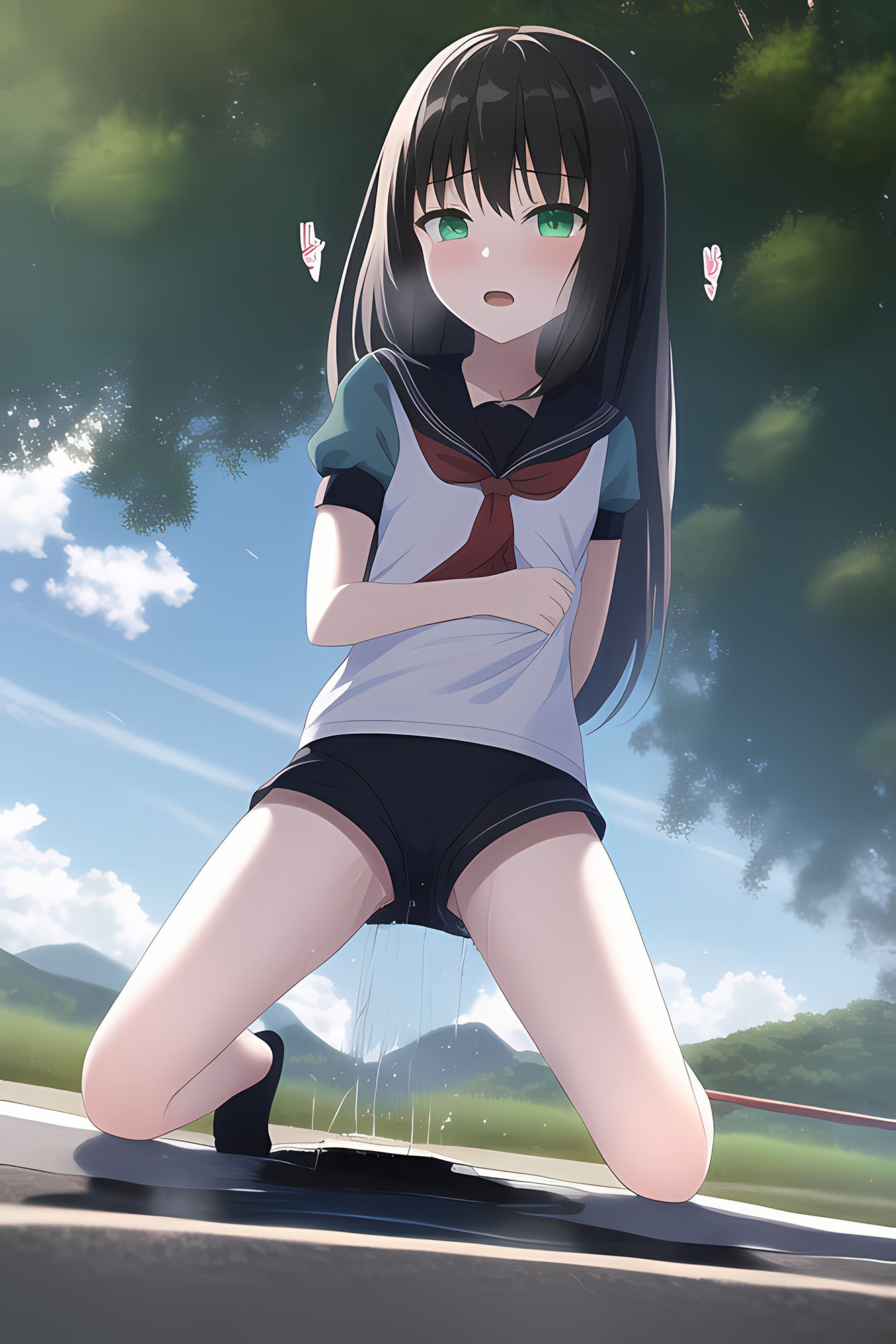 サンプル画像6:アイドルsr放尿CG集(AIで遊ぼ) [d_247684]