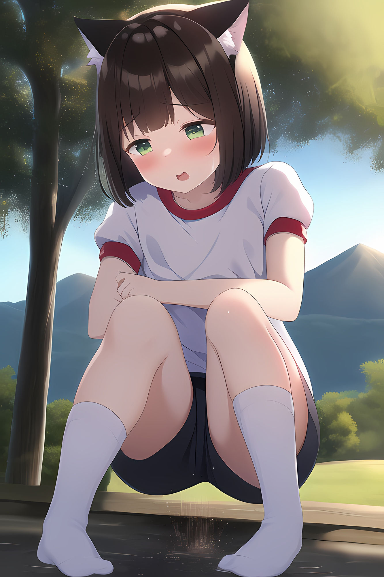 サンプル画像2:アイドルmm放尿CG集(AIで遊ぼ) [d_247685]