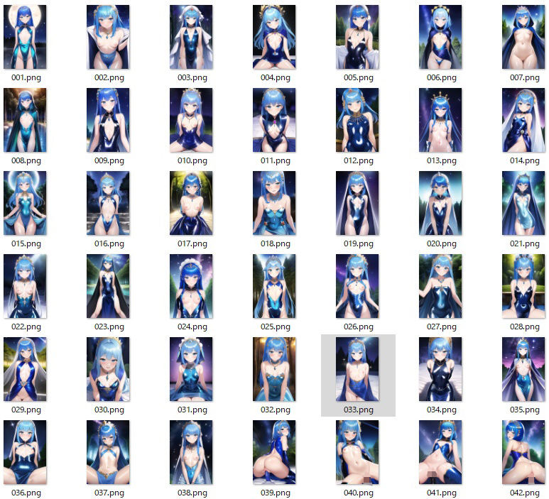 サンプル画像6:エッチがしたい高貴な青髪少女(n) [d_247703]