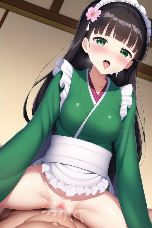 サンプル画像5:ご〇文はうさぎですか？CG集 千〇（和風メイド） R-18あり(メンダコ) [d_247795]