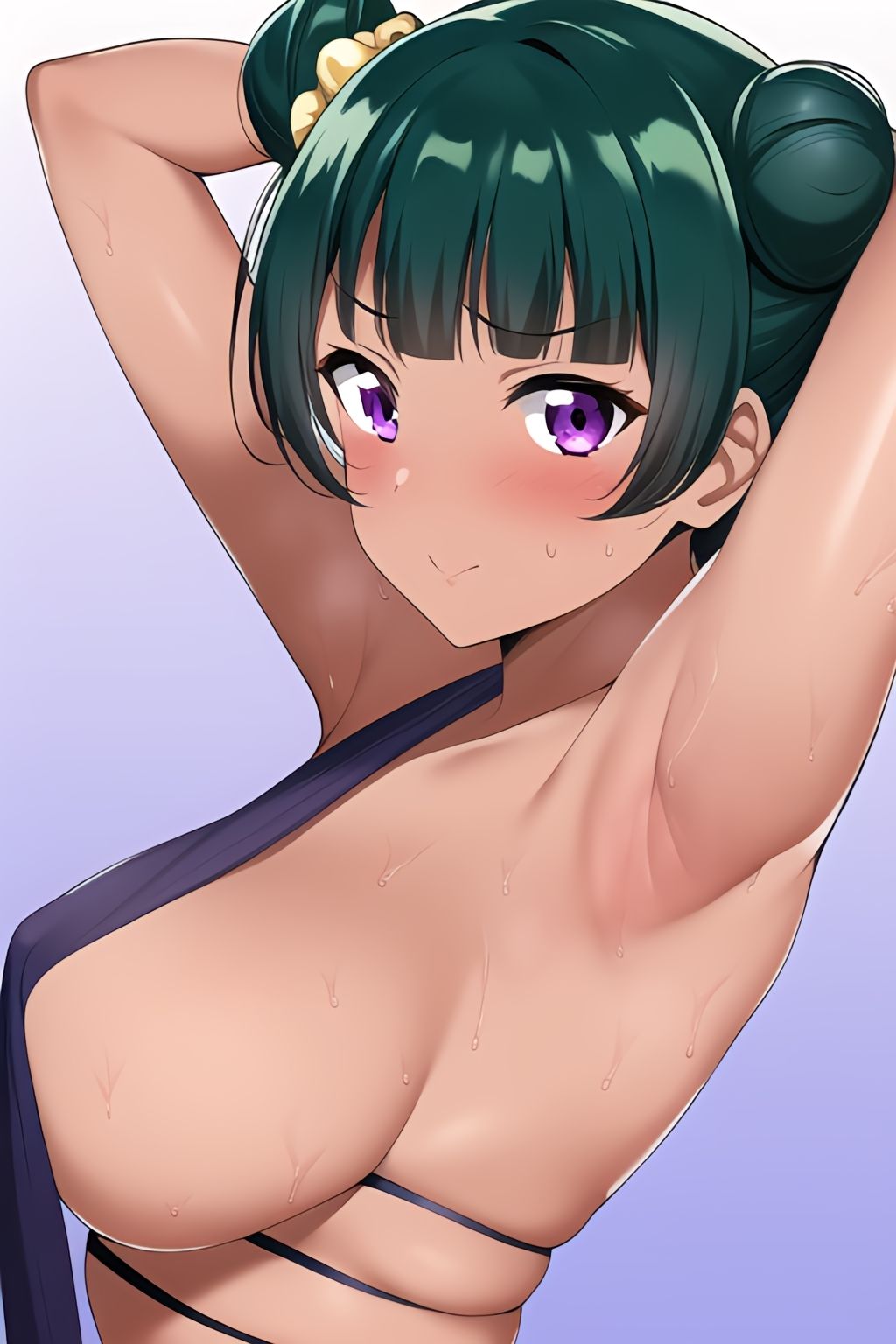 サンプル画像5:ラブラ●ブ！サンシ●イン！よしこちゃん＋脇フェチ＋褐色フェチ！わきわき詰め合わせ100枚！！(サークルビル) [d_247805]