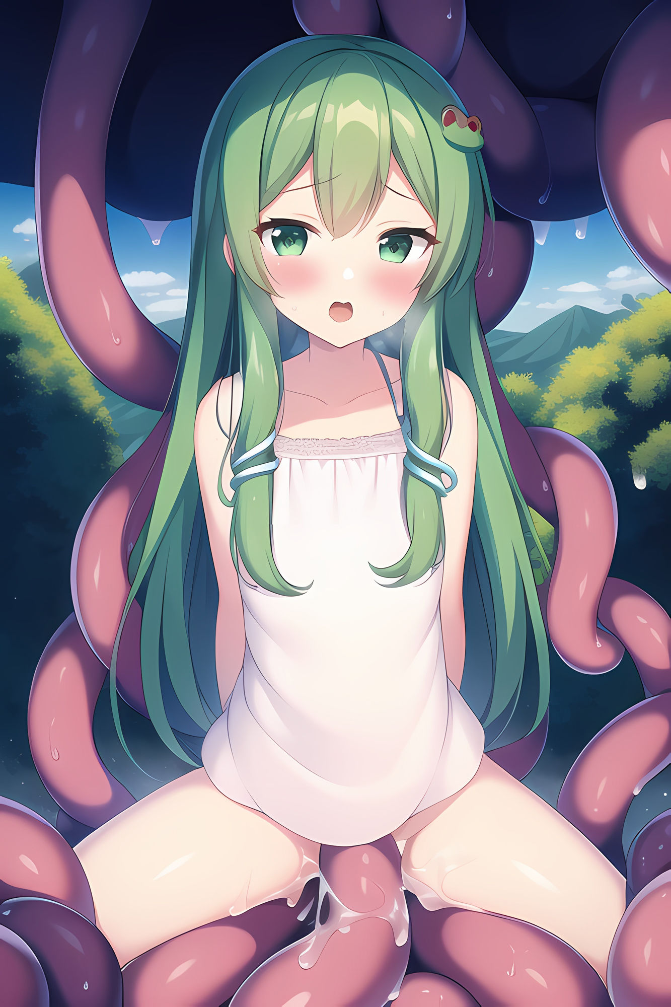 サンプル画像3:風祝少女触手CG集(AIで遊ぼ) [d_247911]