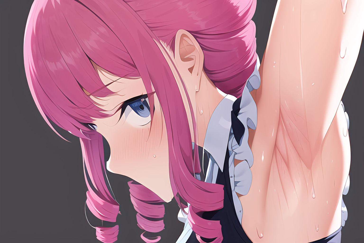 サンプル画像3:脇フェチ ピンク髪お嬢様縦ロール脇特化！！！わきわき詰め合わせ110枚！！(サークルビル) [d_247918]