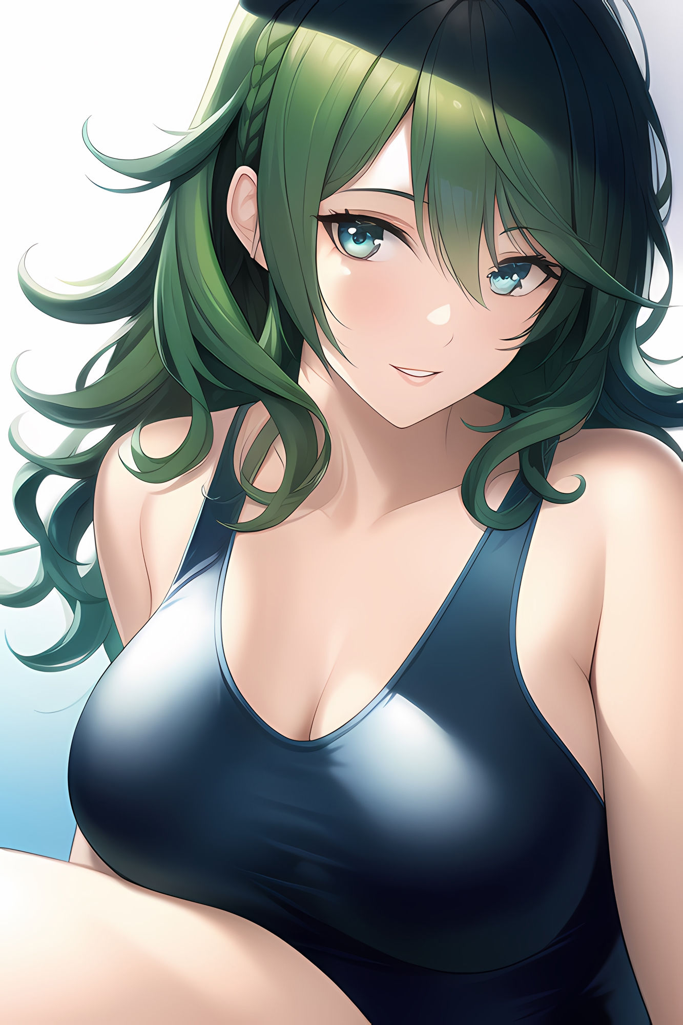 サンプル画像2:巨乳緑髪(あいと君と。) [d_247937]