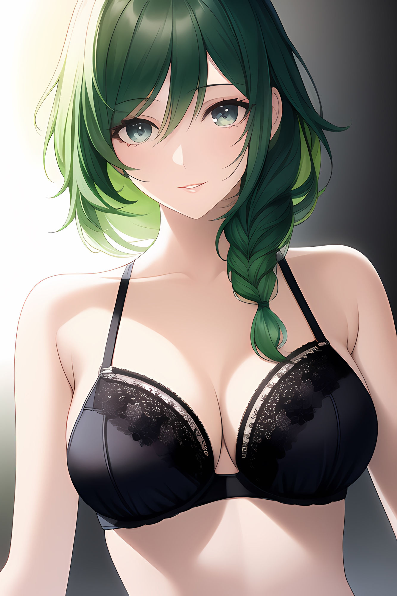 サンプル画像3:巨乳緑髪(あいと君と。) [d_247937]