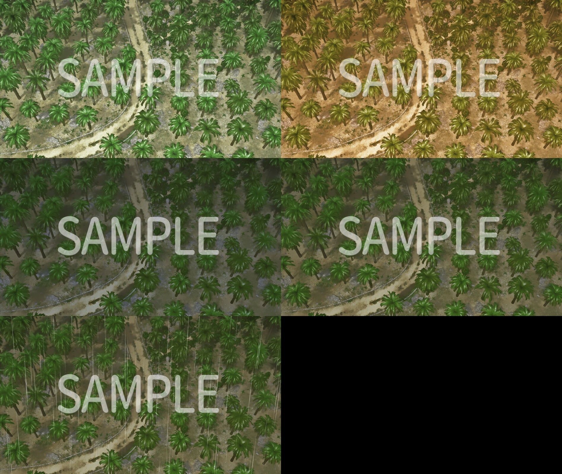 サンプル画像3:CG背景素材集 南国(すてら背景素材) [d_247969]