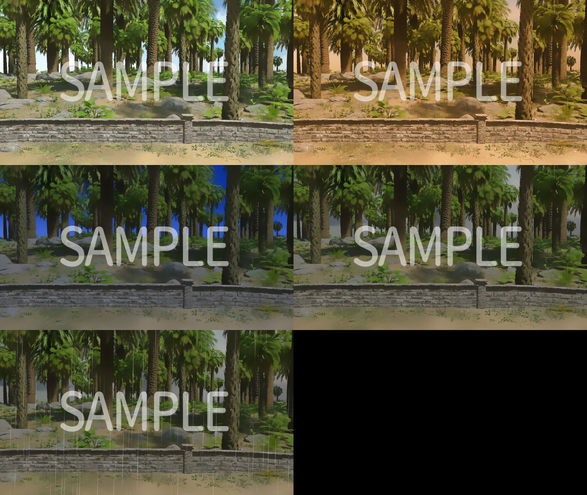 サンプル画像5:CG背景素材集 南国(すてら背景素材) [d_247969]