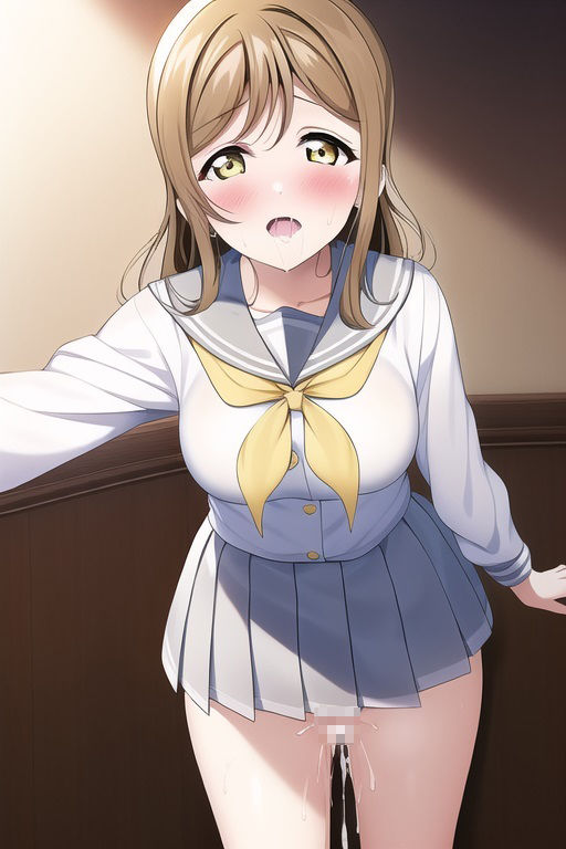 サンプル画像1:ラ○ライブ！サンシャイン！！CG集 国○田花丸（制服） R-18あり(メンダコ) [d_248041]