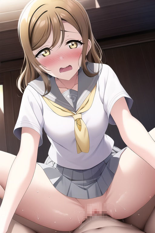 サンプル画像2:ラ○ライブ！サンシャイン！！CG集 国○田花丸（制服） R-18あり(メンダコ) [d_248041]