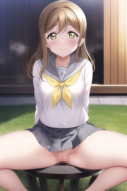 サンプル画像3:ラ○ライブ！サンシャイン！！CG集 国○田花丸（制服） R-18あり(メンダコ) [d_248041]