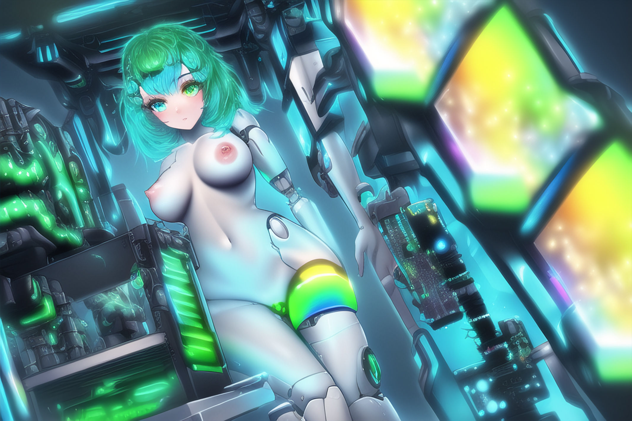 サンプル画像4:サイボーグ・ガールズ -ゲーミング・エディション-(晩餐ニート) [d_248052]