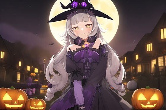 サンプル画像3:まじょっこ 全年齢向け / vol.2 魔女村のハロウィン （37枚）(AngelAkiha) [d_248210]