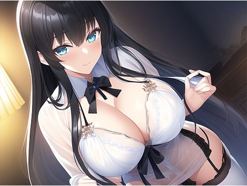 サンプル画像2:黒髪お嬢様は清楚？ / 全年齢向け （114枚）(AngelAkiha) [d_248225]