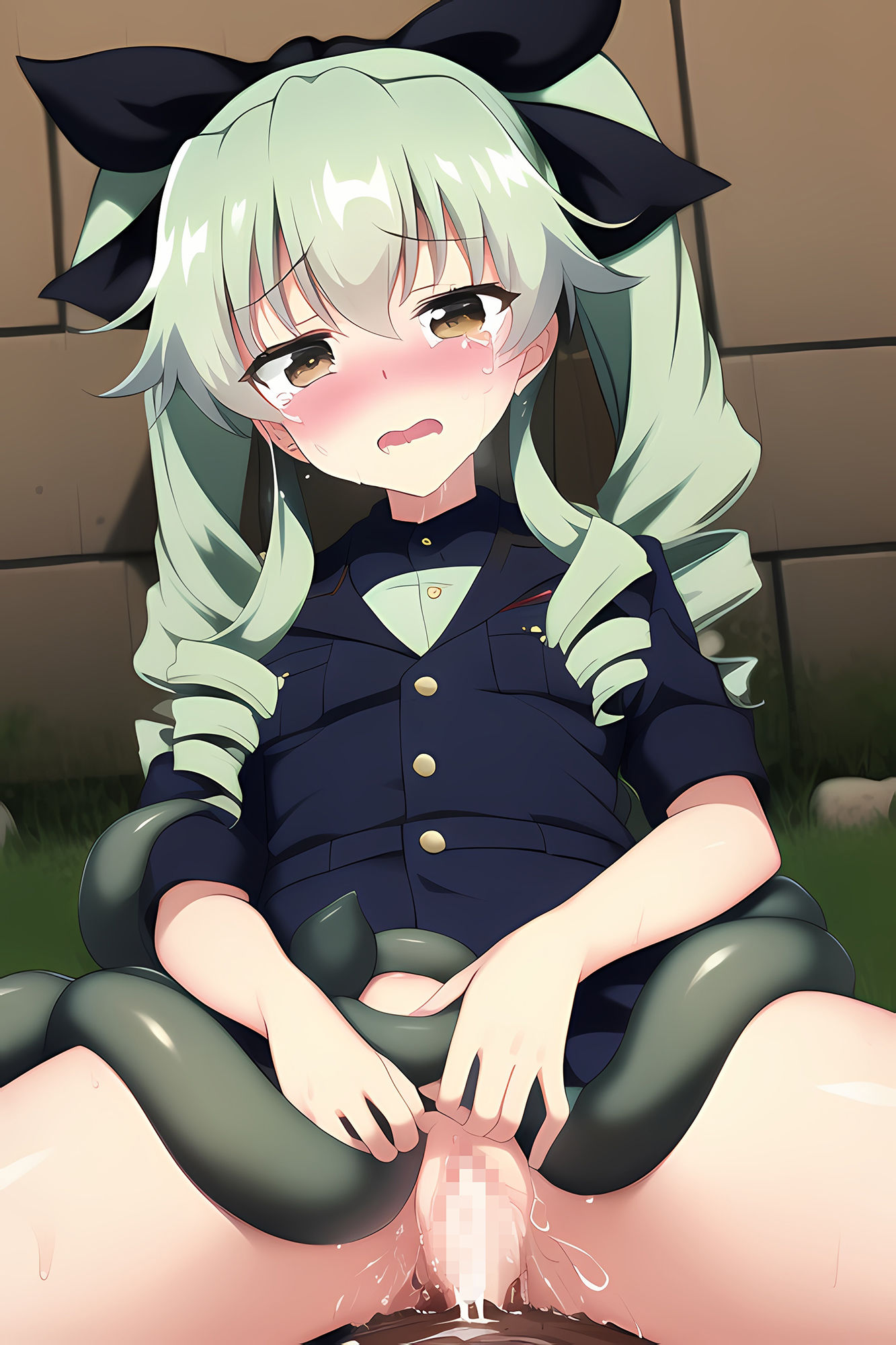 サンプル画像3:アンツィオ少女触手CG集(AIで遊ぼ) [d_248244]